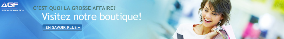 Visitez notre boutique